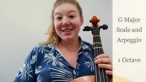Cello | G Major Scale and Arpeggio - 1 Octave