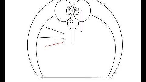 #doraemon #vectorart DORAEMON FACE DRAWING ON ILLUSTRATOR