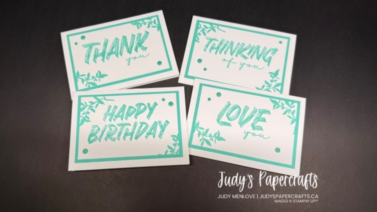 Easy Note Cards & A Box