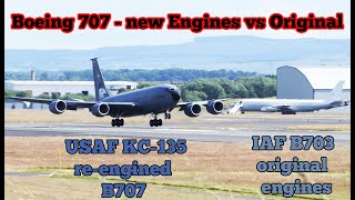 Boeing 707 (B707) - Original Engines v New Engines