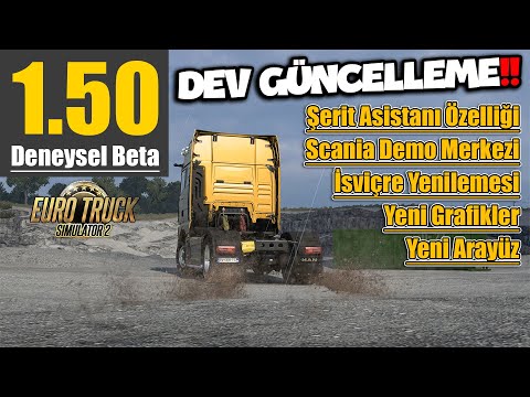 Şimdiye Kadar ki En Büyük Güncelleme !! Ets 2 1.50 Beta Geldi | Şerit Takip / Yeni Arayüz ve Dahası