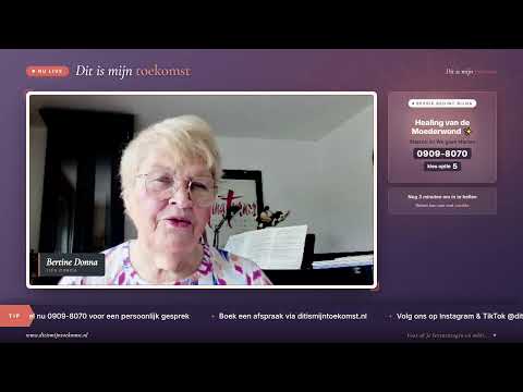 Vrijdag 24 juli Bertine Donna in de Hoofduitzending