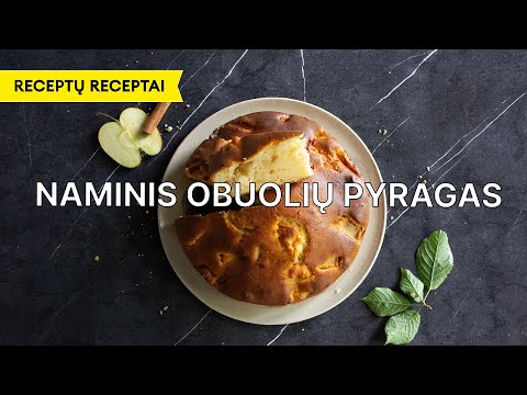 Video: Obuolių Pyragas Su Kardamonu