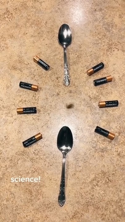 Spoon battery coin trick #shorts #trendingshorts - YouTube
