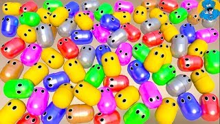 Живые Капсулы Мультик про 100 Киндер Сюрпризов,Unboxing 100 Surprises with Kinder Toys for Children Живые Капсулы Мультик про 100 Киндер Сюрпризов,Unboxing 100 Surprises with Kinder Toys for Children