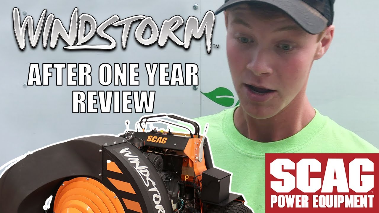 Owen's TopNotch Lawn Care one year later with the Scag Windstorm (15 sec) YouTube