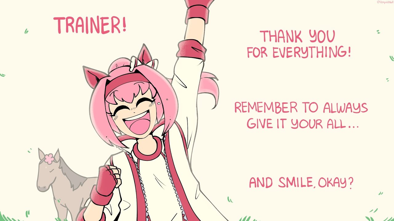 recorded haru urara winning the ura finals because i was distraught with her departure to heaven