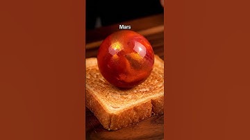 Spreading planets onto toast ASMR.Which one is your favorite? | AI ASMR