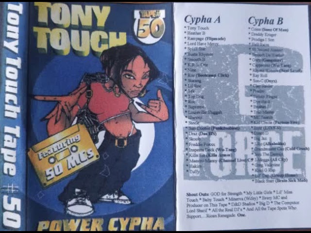 【レア】Tony Touch ‎ POWERCYPHA 50 LIVE MC'S Tony Touch #50 Power Cypha Side B - YouTube