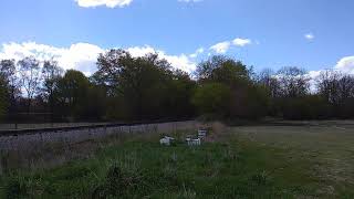 I waved to the train Engineer and he waved back