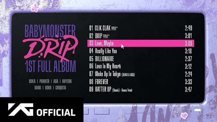 BABYMONSTER - ‘Love, Maybe’ (Official Audio)