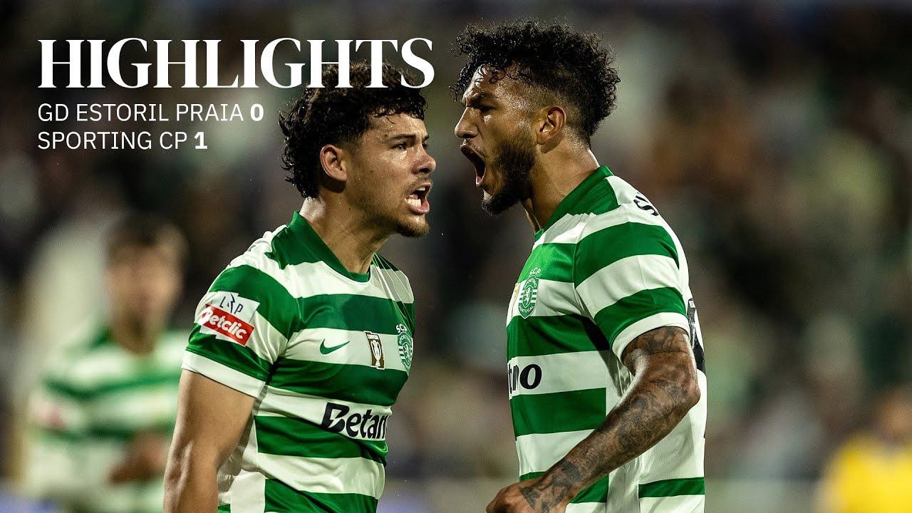 Resumo | Liga Portugal Betclic: GD Estoril Praia 0-1 Sporting CP