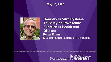 Roger Kamm - Complex In Vitro Systems To Study Neurovascular Function In Health And Disease