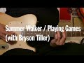 Summer Walker / Playing Games (with Bryson Tiller) (Guitar tutorial with tab)