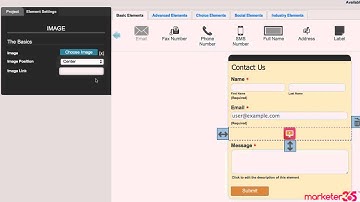 Form Builder  Image Element on Vimeo