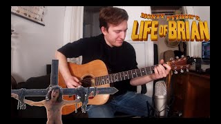 Video voorbeeld van "Always Look on The Bright Side Of Life --- Fingerstyle Guitar Cover + Free Tabs {Jacob Neufeld}"
