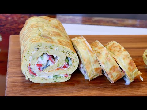 Рулет из КАБАЧКОВ / КАБАЧКОВЫЙ рулет / Вкуснятина из КАБАЧКОВ/ Потрясающе ВКУСНОЕ блюдо недорого