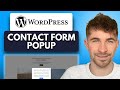 How to Create a Contact Form Popup in Wordpress (2025)