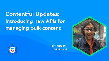 Contentful’s API: reference action, bulk action, & bulk Releases