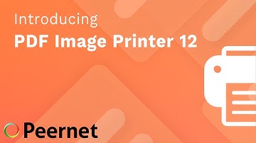 Introducing PDF Image Printer 12 | PEERNET