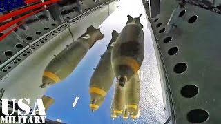 B-52爆撃機のピンポイント爆弾投下
