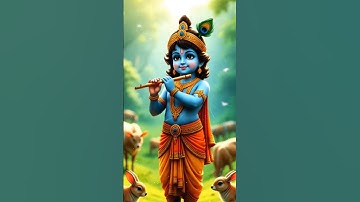 Thumbnail of 🟩 Looking for inner peace in chaos? Let Krishna’s flute guide you#viral #shorts #flute#krishna