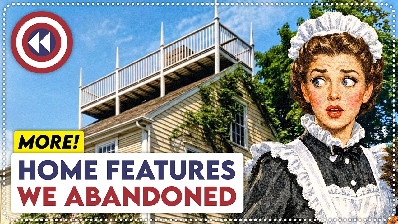 10 старинных элементов дизайна домов, которые уже ушли в историю | Часть 3