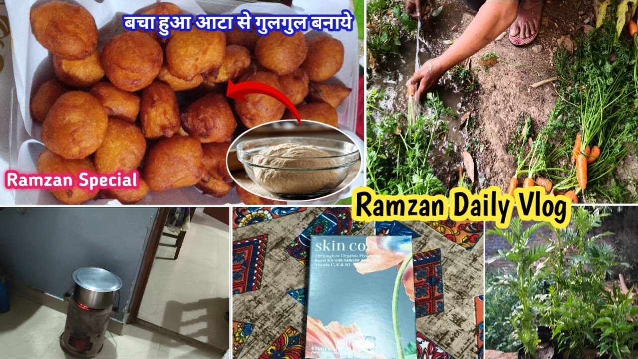 Ramzan Daily Vlog 🌙 Gulgula recipe 