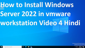 How to Install Windows Server 2022 in vmware workstation Video 4 Hindi