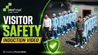 Visitor Safety Induction Video | 3D Safety Factory Training Animation | IdeaForge