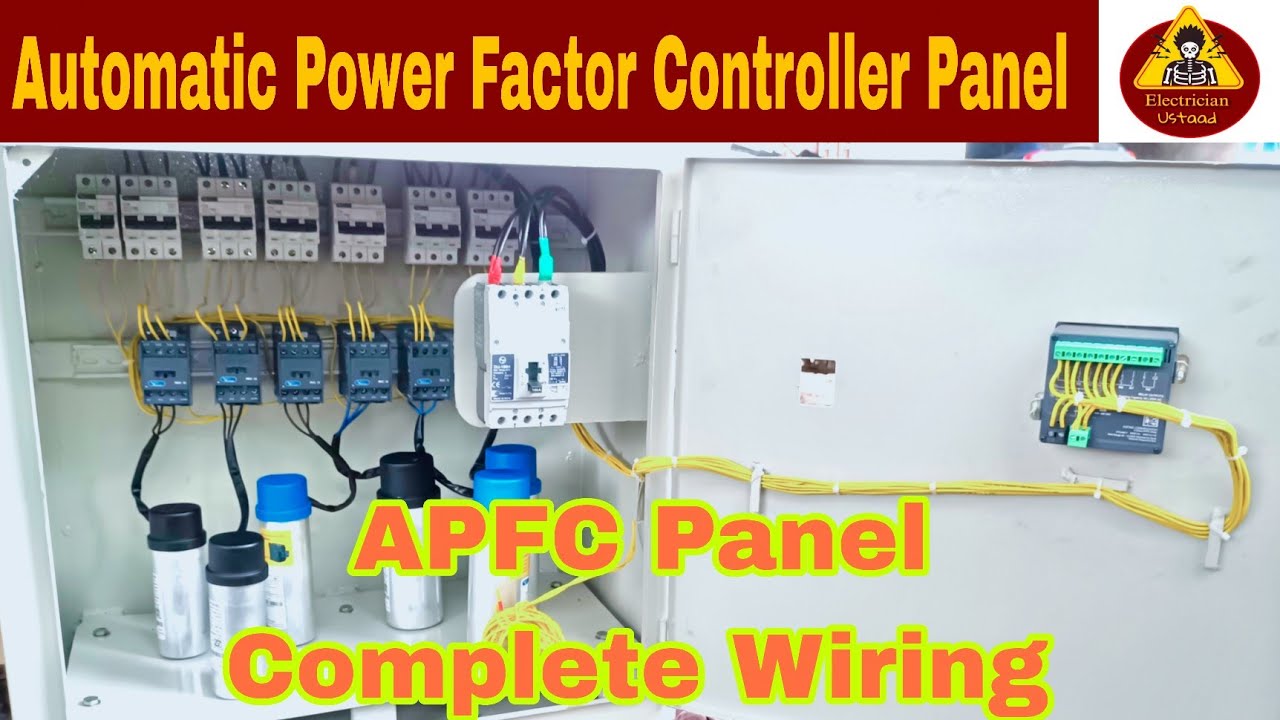 Automatic Power Factor Controller Panel Wiring In Hindi | APFC Panel ...