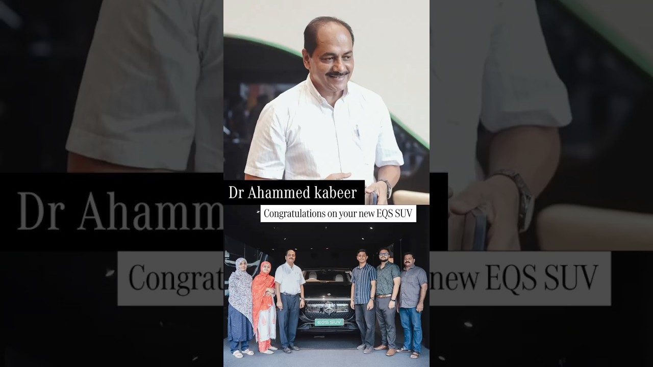 Поздравляем доктора Ахмеда Кабира с приобретением нового внедорожника EQS!