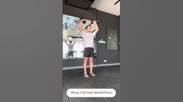 Bicep Curl into Arnold Press (JJ)