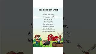 Baba Black Sheep##Kids Rhymes##Kids Poem
