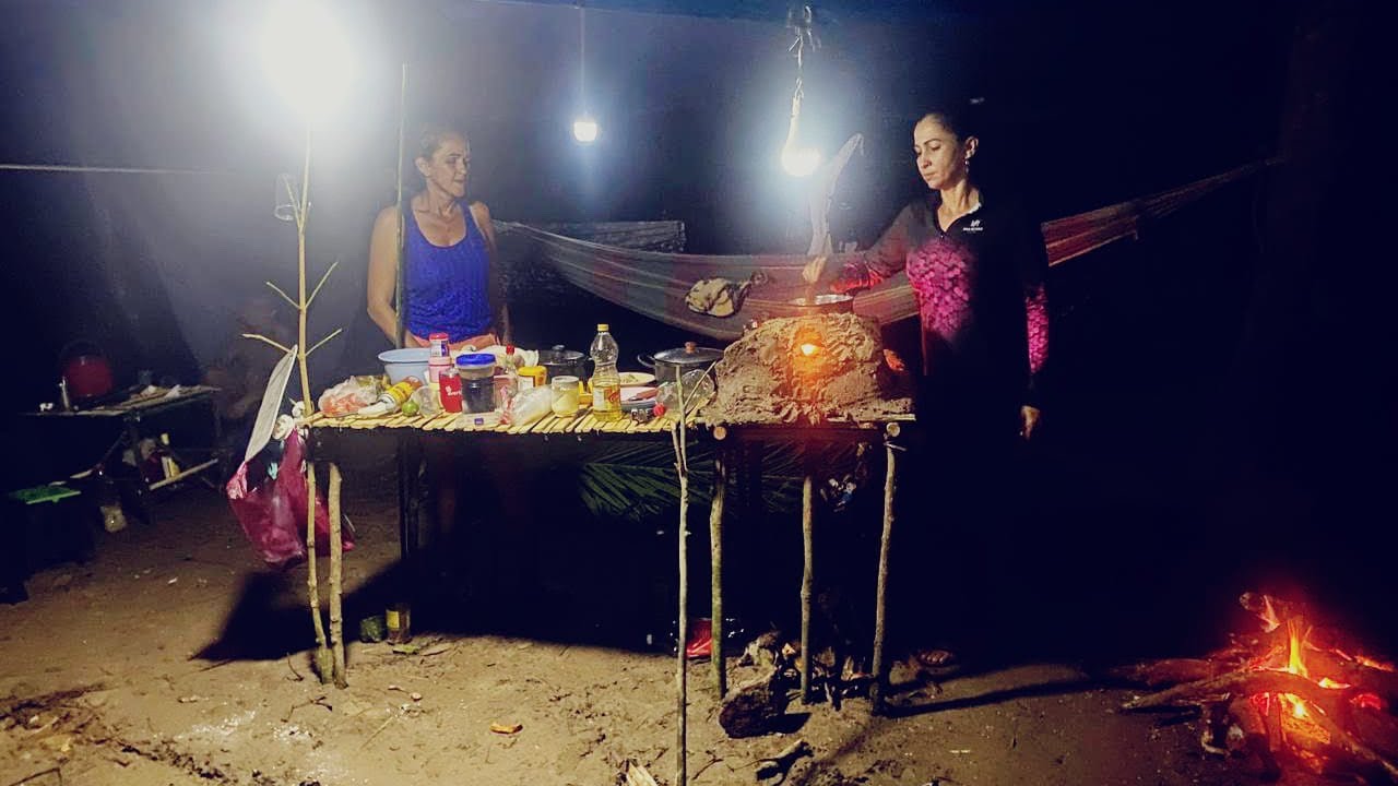 🏕️ACAMPAMENTO E PESCARIA NO RIO PIRARARA 🪓