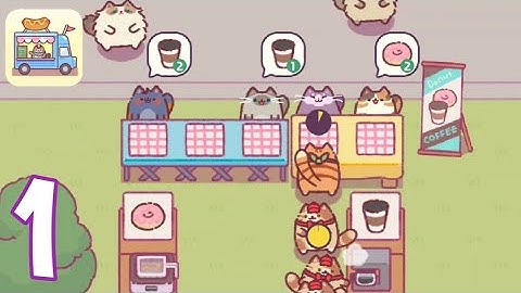Cat Snack Bar - Gameplay Walkthrough Part 1 - Tutorial (iOs, Android)
