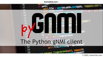 pygnmi. Demo of gNMI streaming telemetry with Protobuf encoding