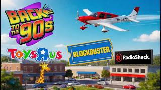 Flying BACK IN TIME to the 1990s!