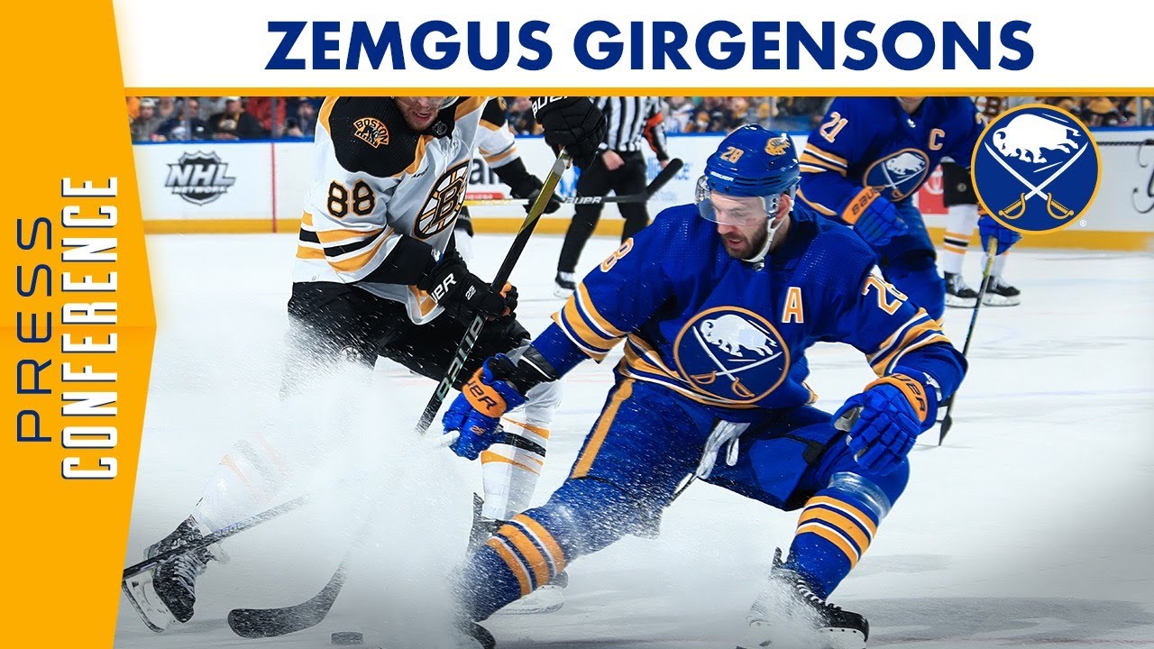 "Have To Stay Tight Defensively" Buffalo Sabres Zemgus Girgensons