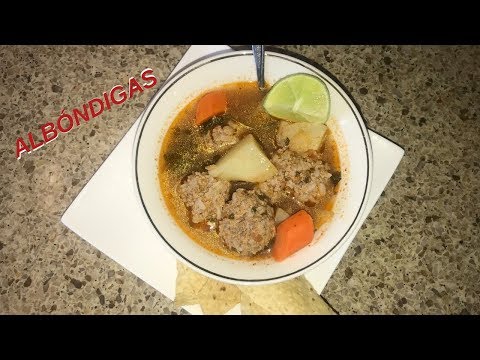 COMO FAZER albondigas | MEXICAN MEATBALL SOPA