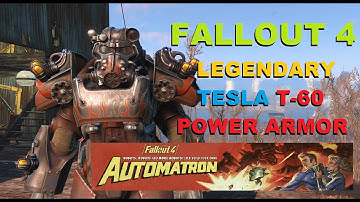 Legendary Tesla T-60 Power Armor Automatron Fallout 4