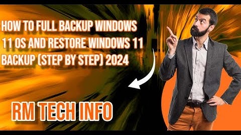 How to FULL BACKUP Windows 11 OS and Restore Windows 11 Backup Step by Step 2025