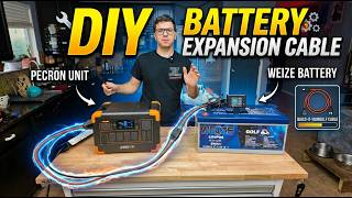 DIY Pecron Power Station Battery Expansion Cable! Add More Capacity EASY And CHEAP