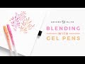 Blending With Gel Pens | Creating Gradients With Gel Pens