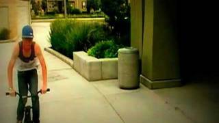 bmx 180 off ledge fail