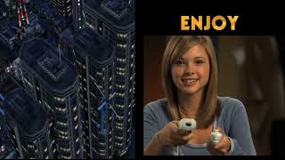 SimCity Creator (Wii) - "Create, Enjoy, Destroy" Trailer (Game Rip) (4K60 Upscale)