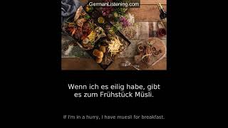 [German Listening Practice] Drei Mahlzeiten (Three meals) screenshot 2