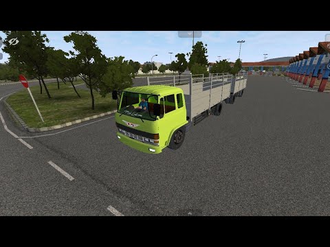 แจกมอดรถ6ล้อพ่วง HINO RANGER เกม bus simulator Indonesia