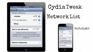 [Cydia Tweak] NetworkList - List All saved Wi-Fi passwords in Wi-Fi settings screenshot 5