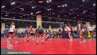 Jenna Cook #99 c/o 2028 ASICS FL Challenge #volleyball #middleblocker #volleyballplayer #sports 
